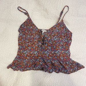 Floral boho tank